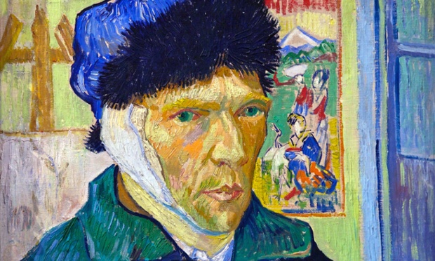 Self-portrait with Bandaged Ear, by Vincent van Gogh, 1889